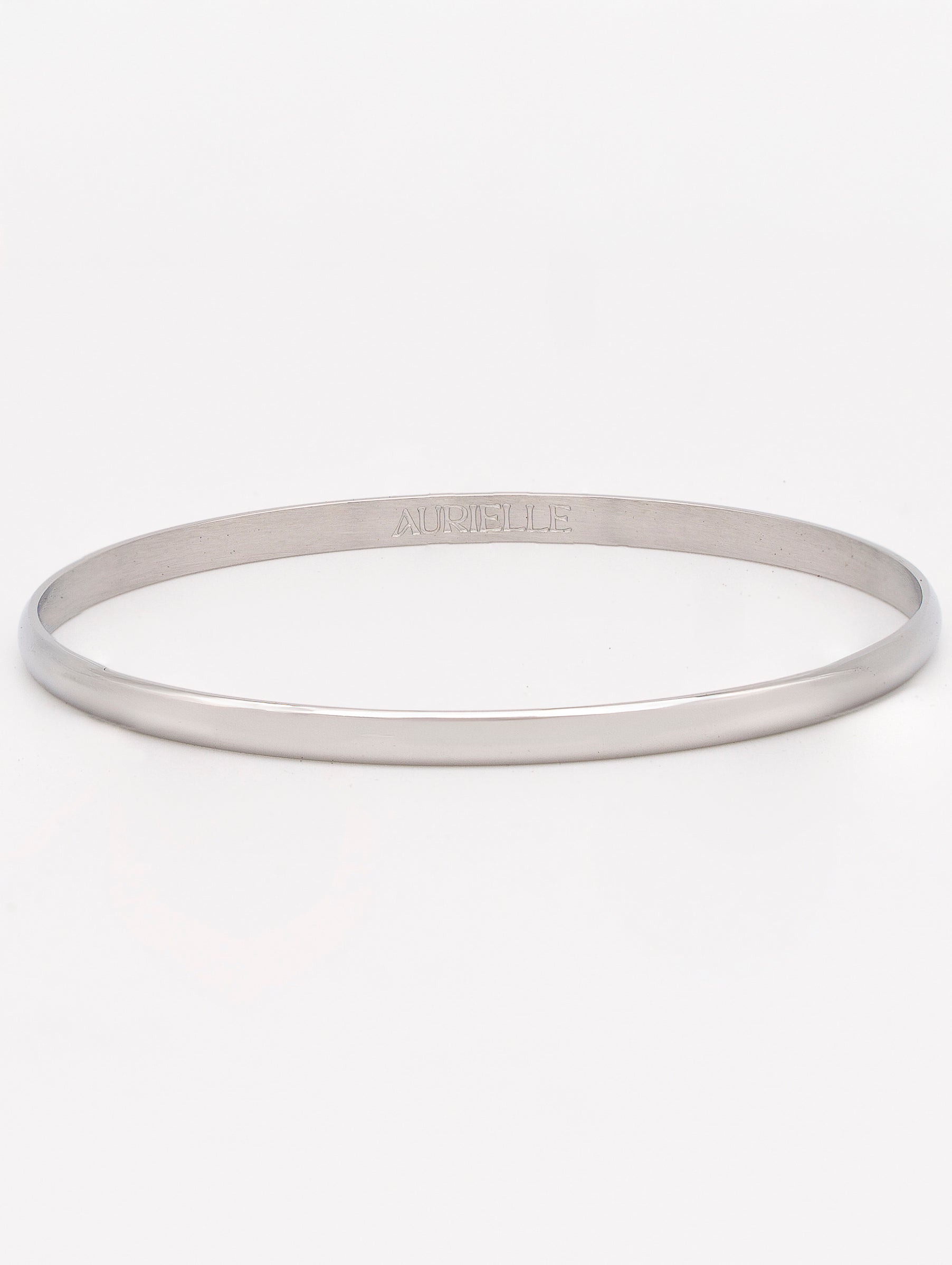 Fleur Bangle - Silver